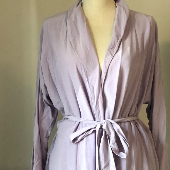LINA RENNELL BEKLINA Lavender wrap robe One size - Picture 4 of 5